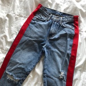 Carmar Denim/Red Stripe Jeans